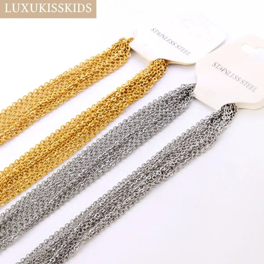 DIY Stainless Steel Chain Necklace